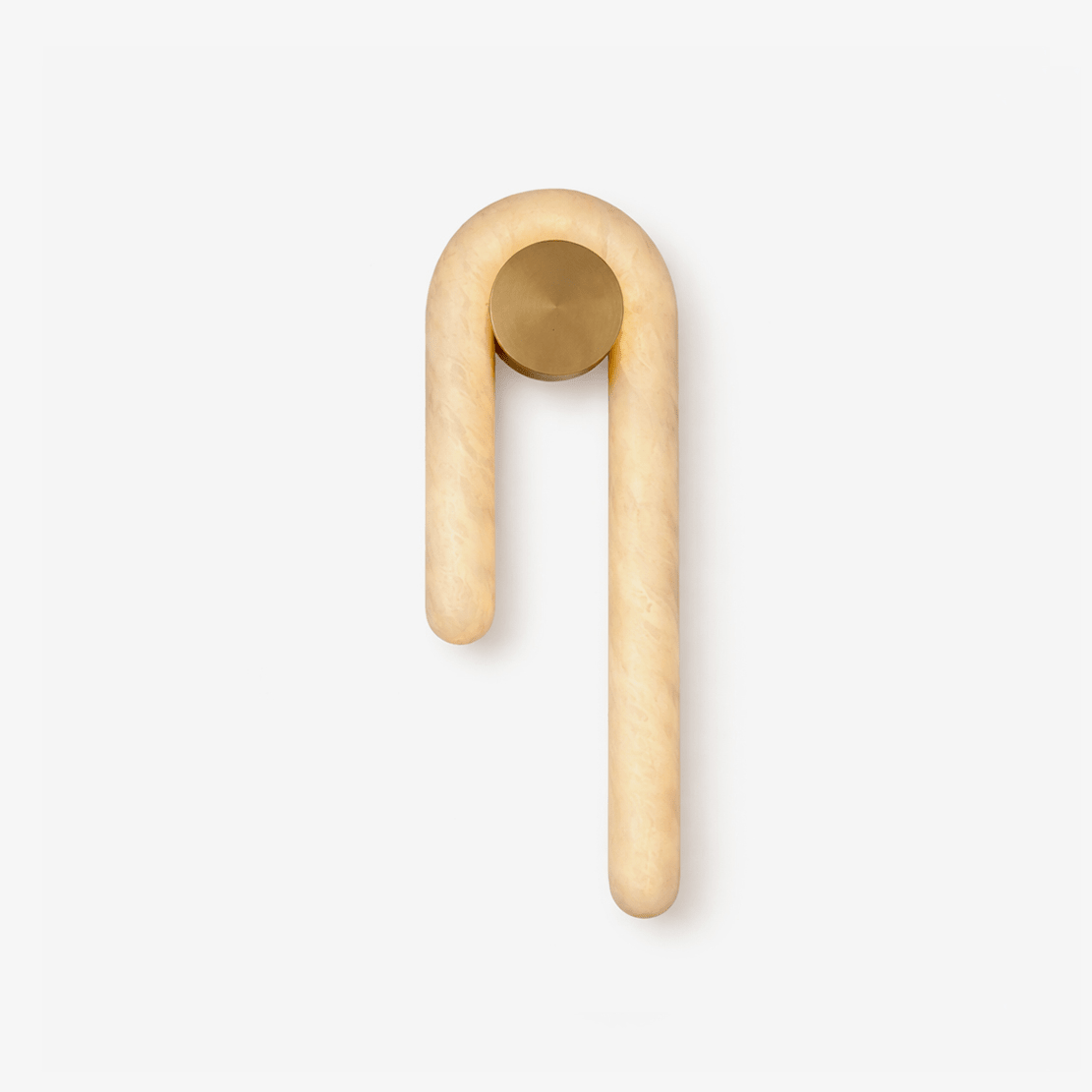 Arlo Loop Alabaster Wall Light-Neutral Decor