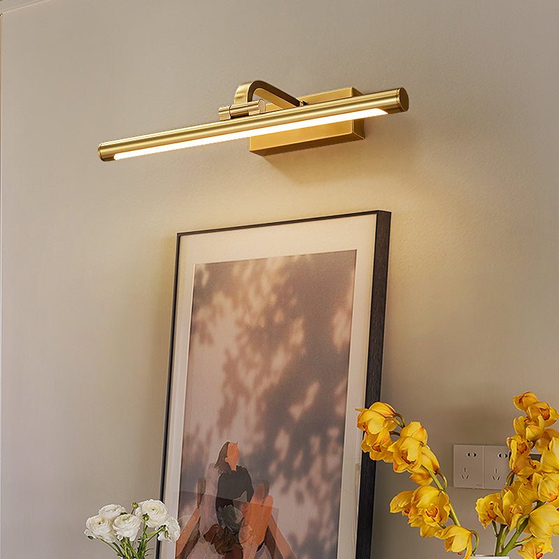 Geth Gold Frame Rechargeable Wall Light-Neutral Decor