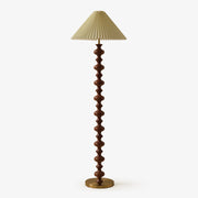 Emelir Wood Fabric Floor Lamp-Neutral Decor