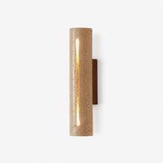 Slot Travertine Wall Sconce-Neutral Decor