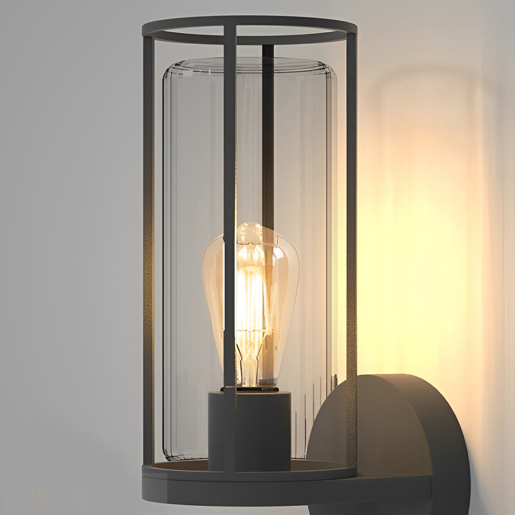Mlly Modern Minimalist Round Stainless Steel Outdoor Light