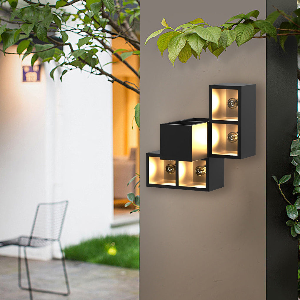 Joeph Creative Combination Glass Outdoor Wall Lamp