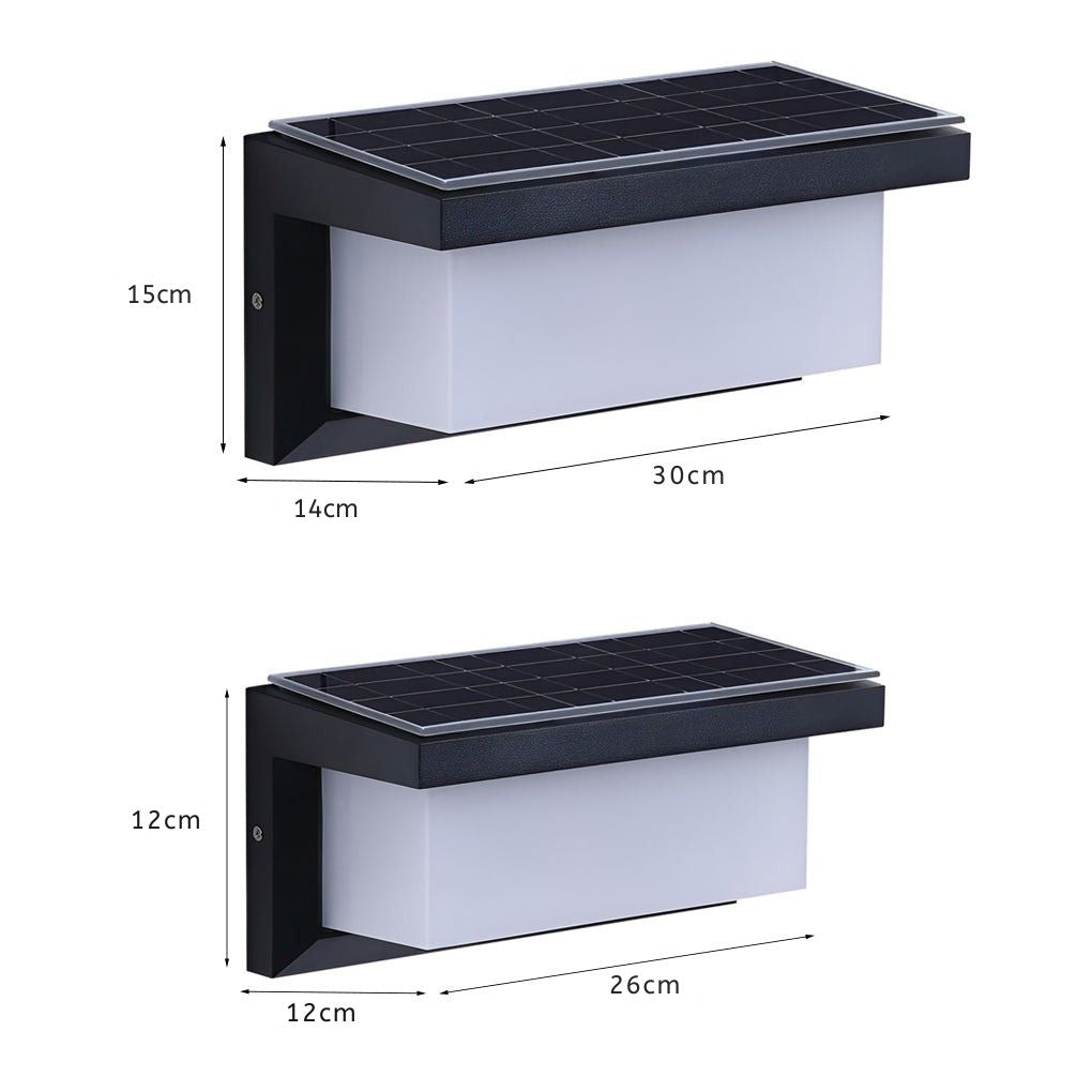 Luke Rectangle Control Induction Modern Outdoor Sconces