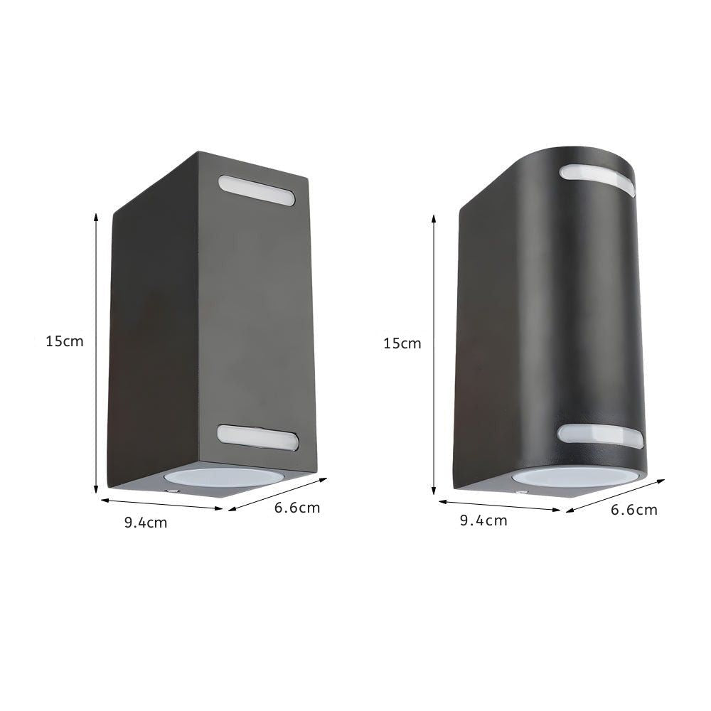 Nia Simple Square LED Outdoor Wall Lights