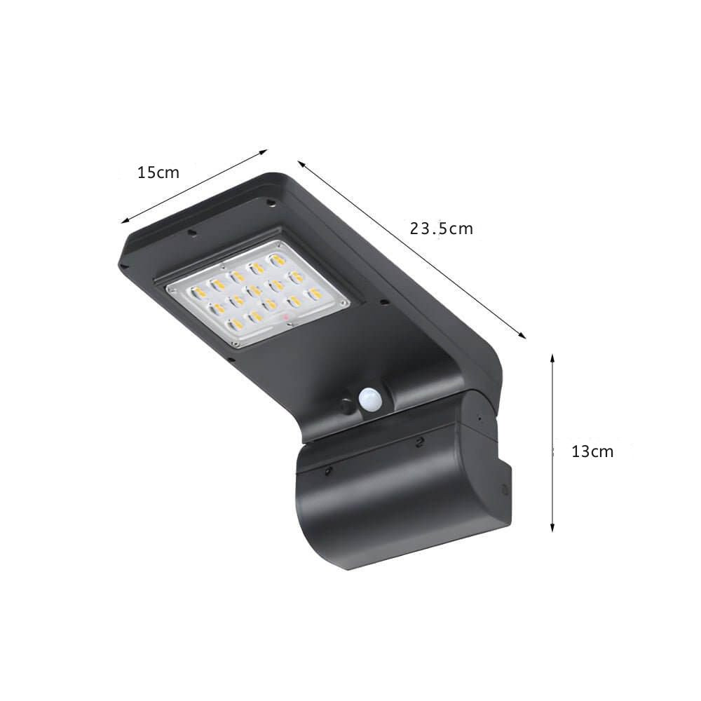 Luciay Classic LED Solar PC Lens Outdoor Wall Lights