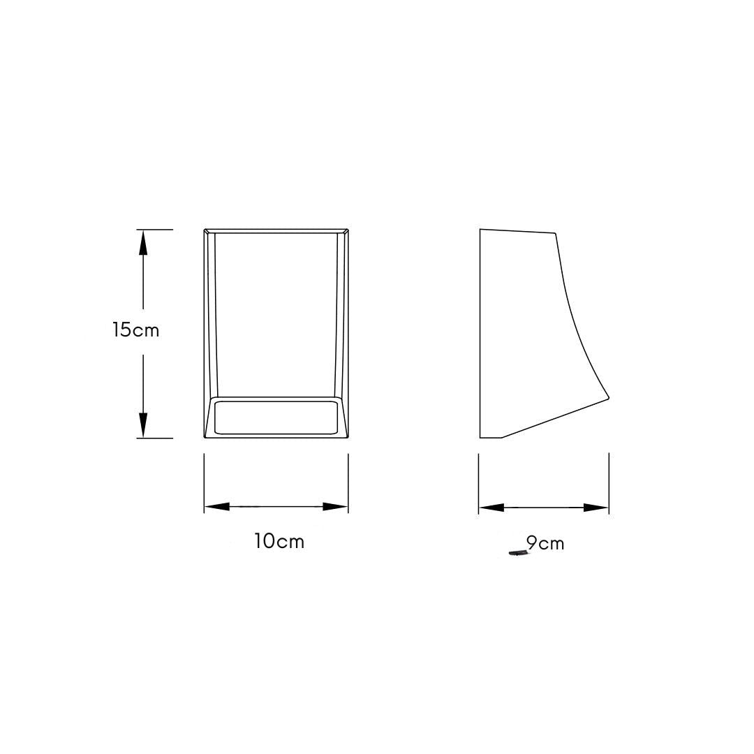Elisay LED Industrial style Outdoor Wall Sconce