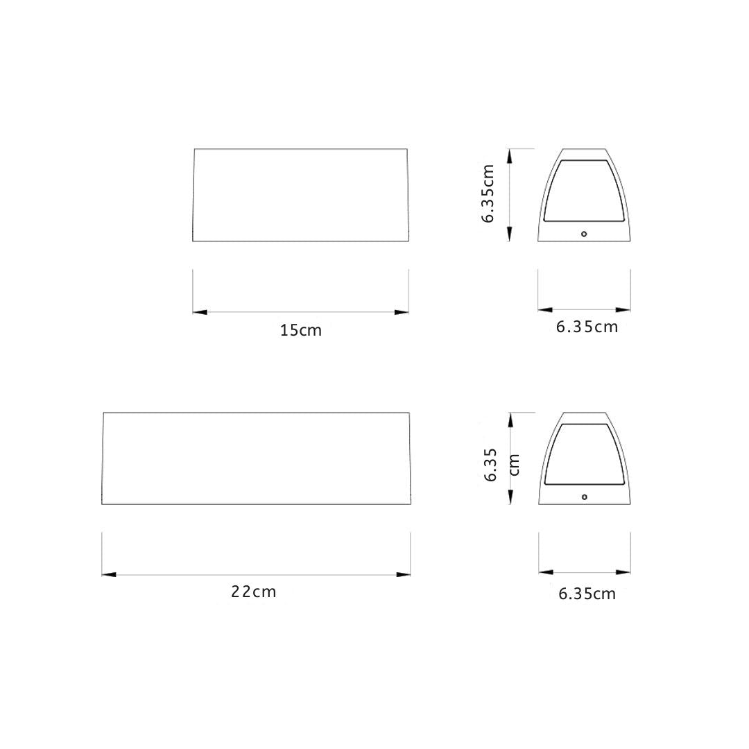 Nonfri Modern Style Outdoor Wall Sconce