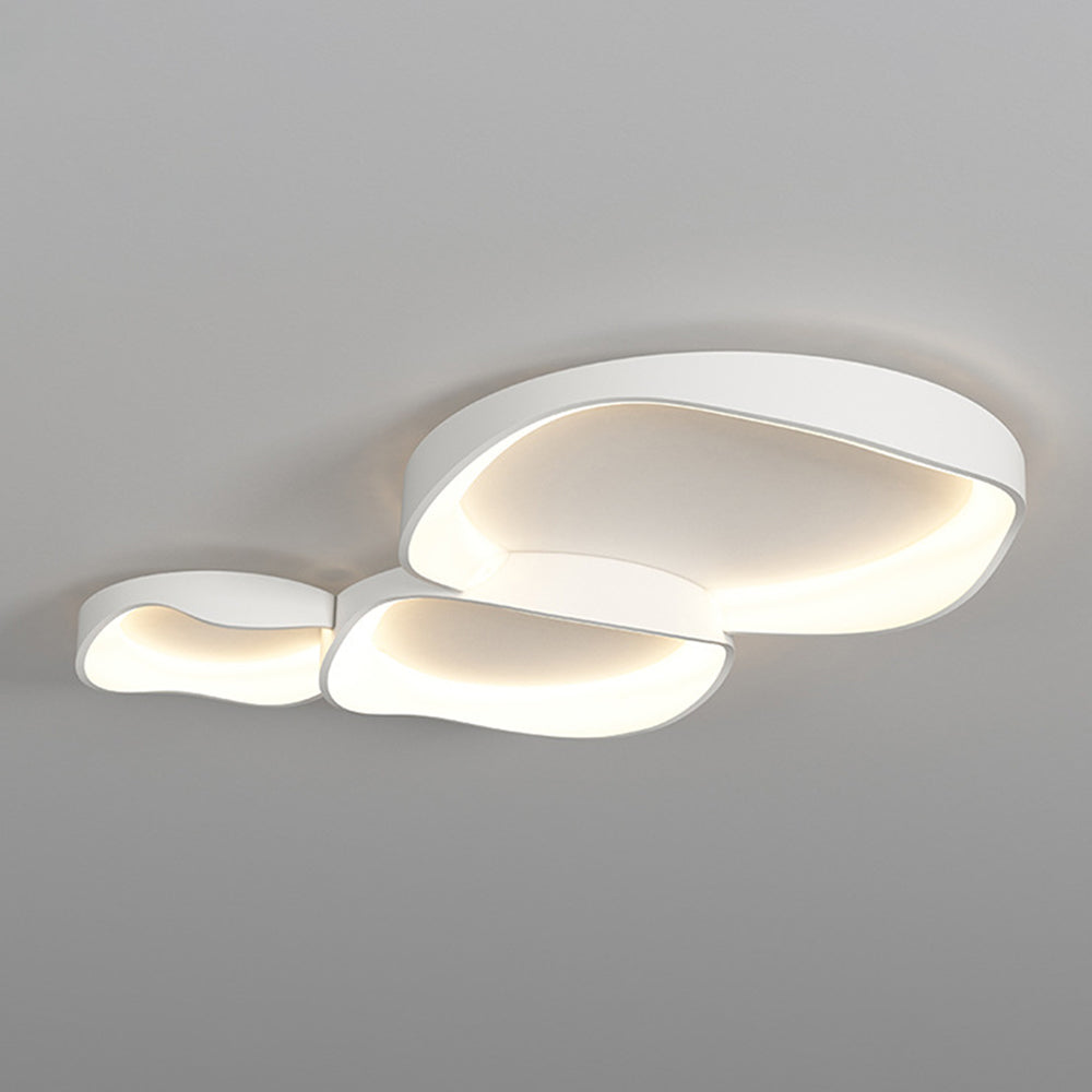 Arisha Modern Wave Flush Mount Ceiling Light - Neutral Decor