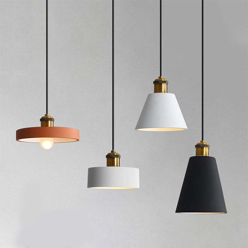 Aria Art Deco Minimalist Monochrome Pendant Light - Neutral Decor