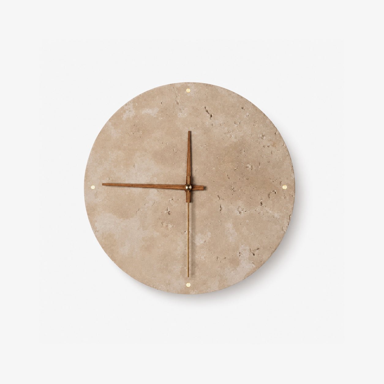 Dial Travertine Sconce-Neutral Decor