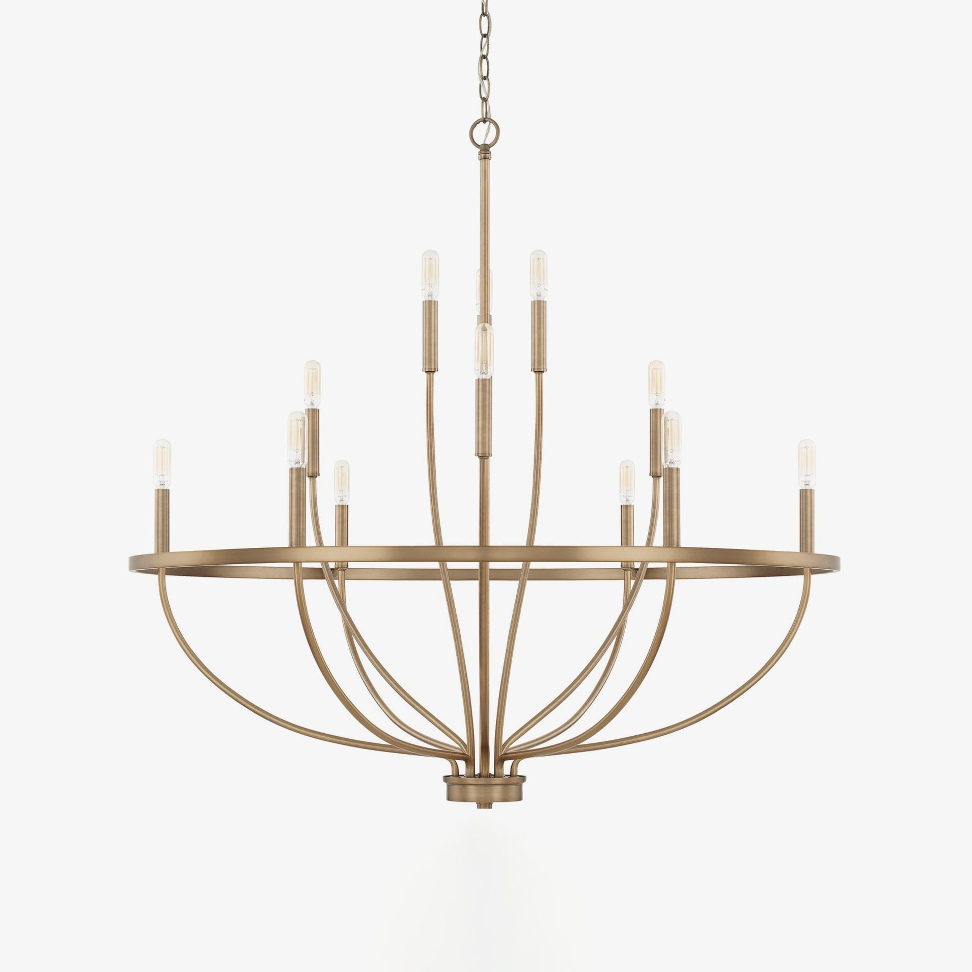 Cisoriel Classic Brass Chandelier-Neutral Decor
