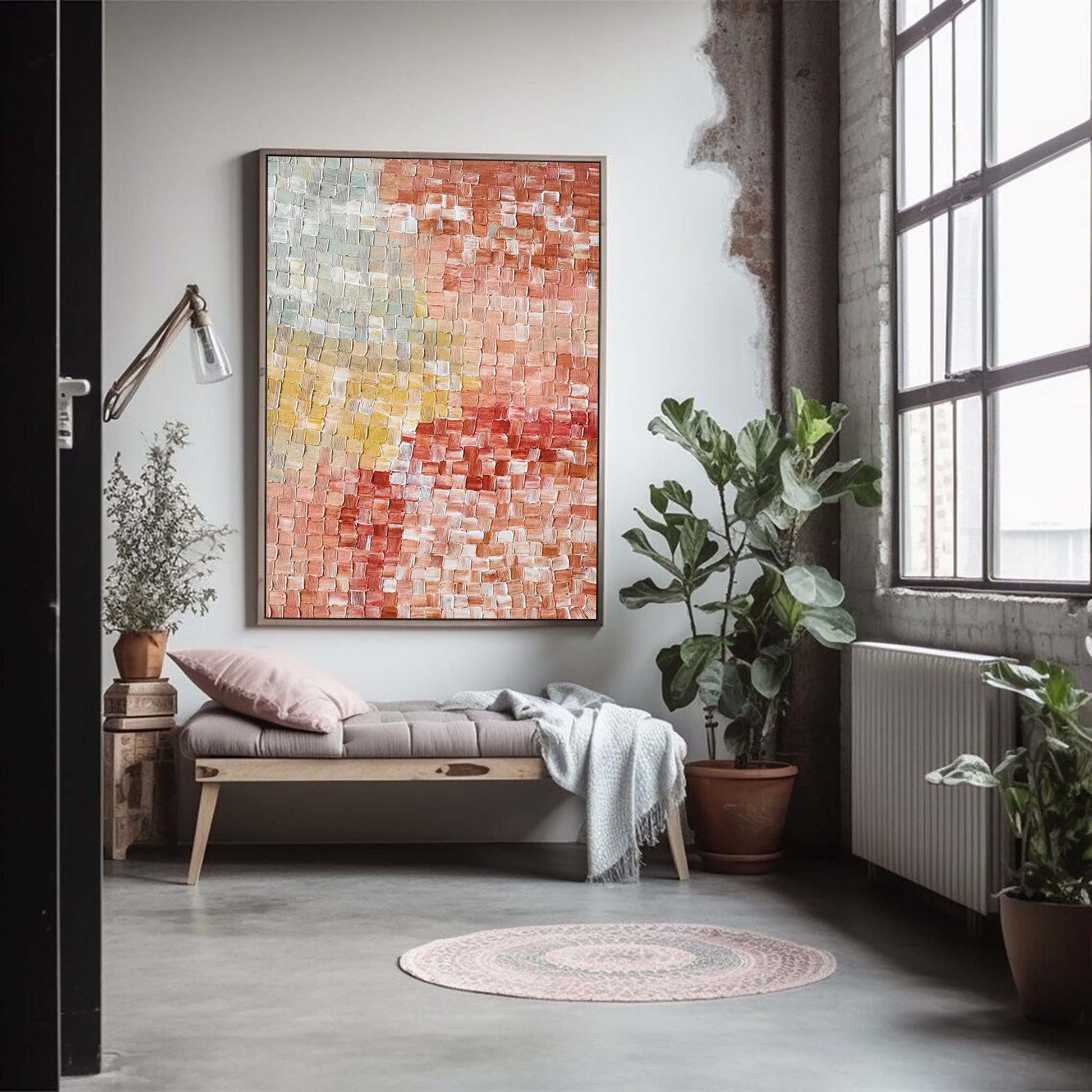 Abstract Canvas Art AB021 - Neutralighting