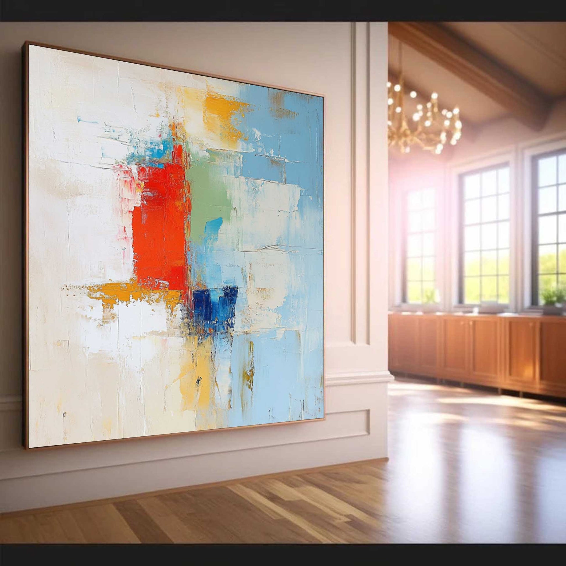 Abstract Canvas Art AB601 - Neutralighting