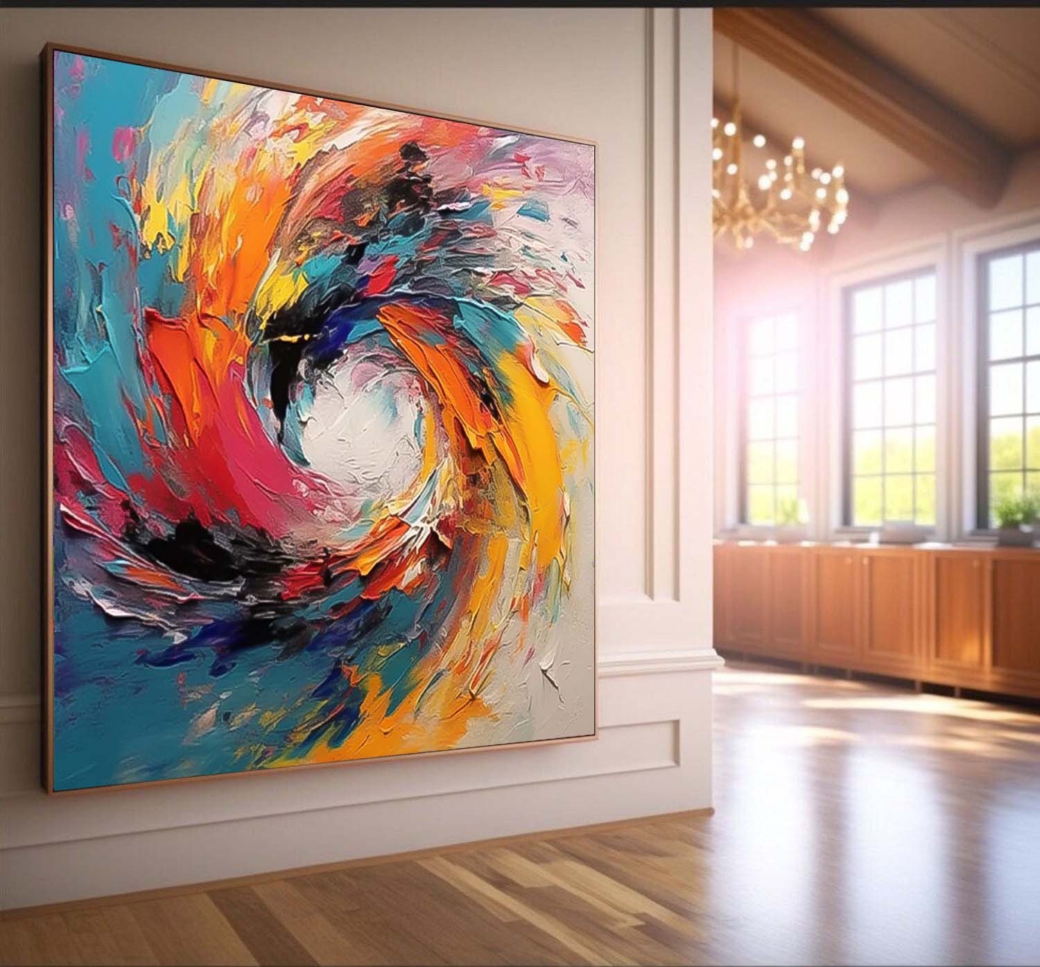 Abstract Canvas Art AB567 - Neutralighting