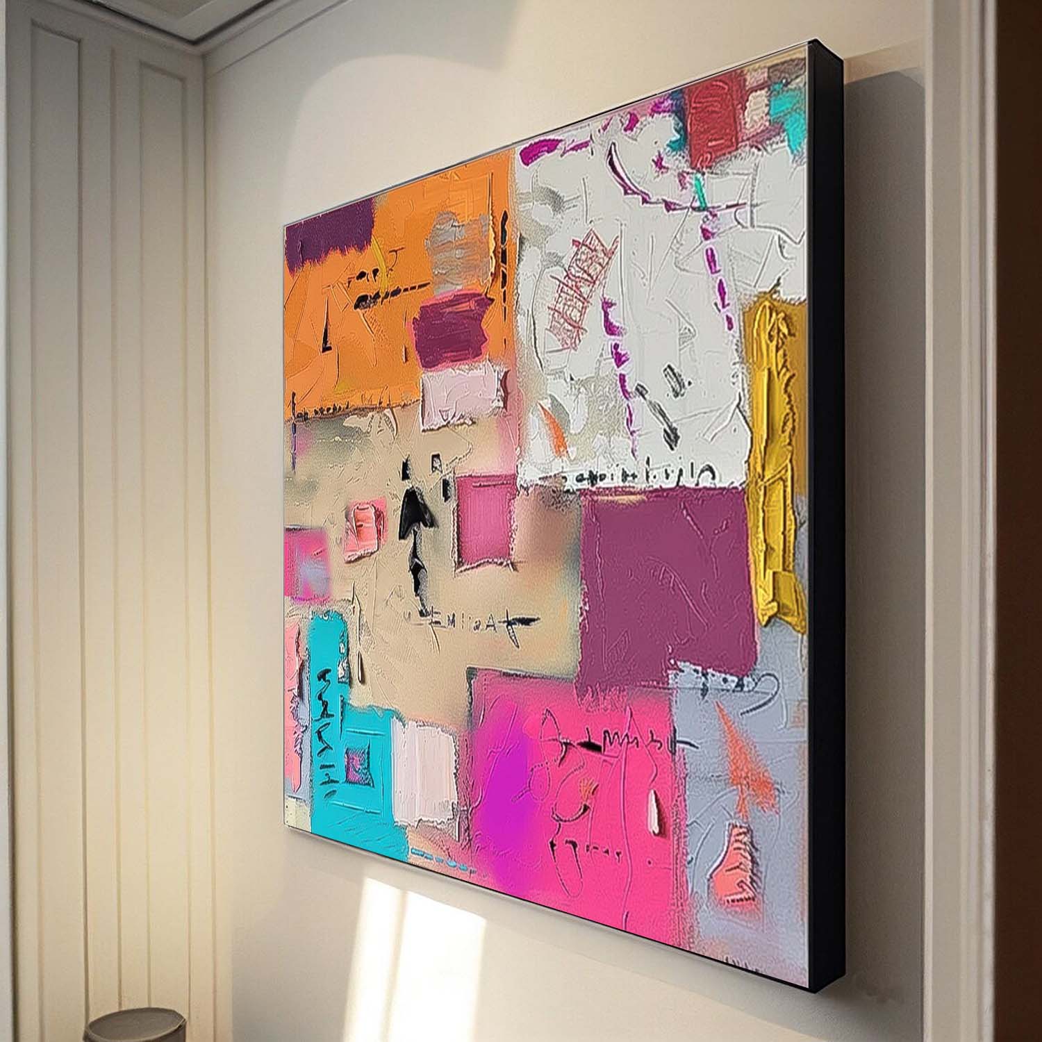 Abstract Canvas Art AB566 - Neutralighting