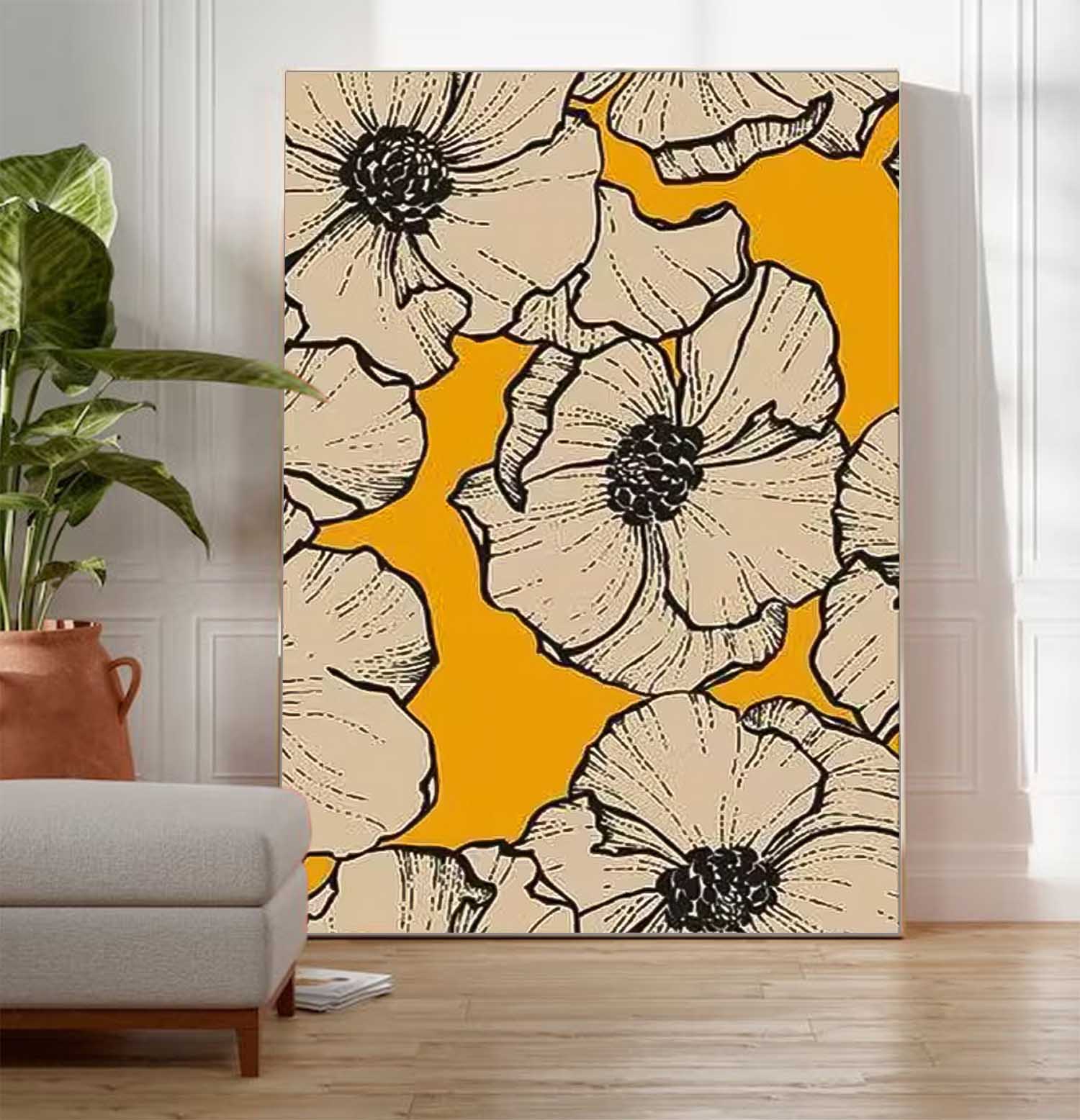 Flower Canvas Art FL148 - Neutralighting
