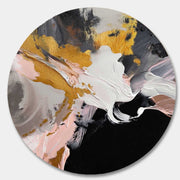 Wall Art Bold Abstract Swirls Gold - Neutralighting