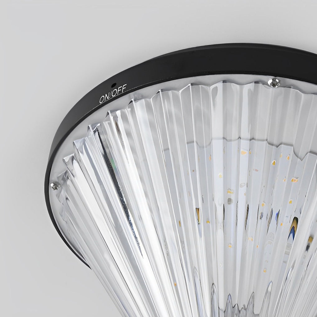 Odette Round Solar LED Lampshade Outdoor Lights
