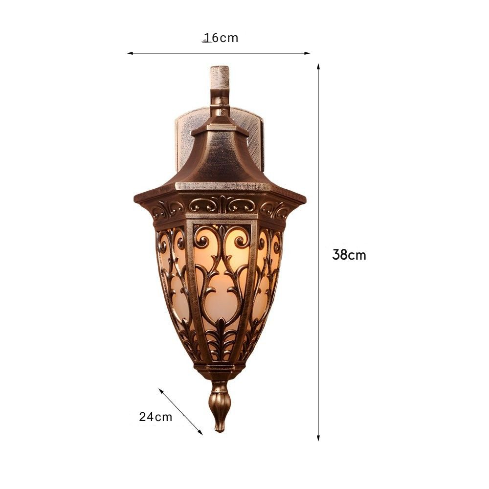 Harley Vintage Bronze Outdoor Wall Light Wall-Mount Lantern