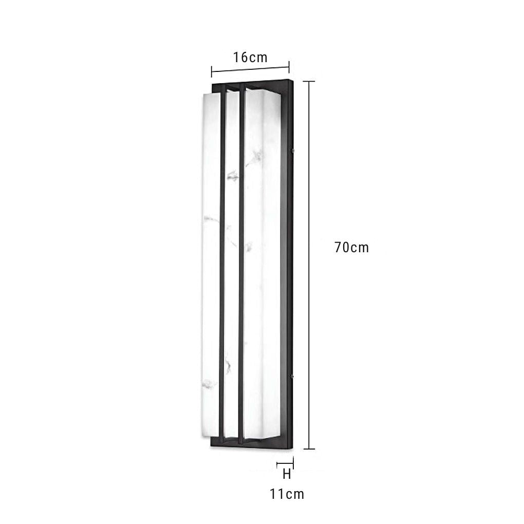 Peacul Minimalist LED Modern Resin Outdoor Wall Light