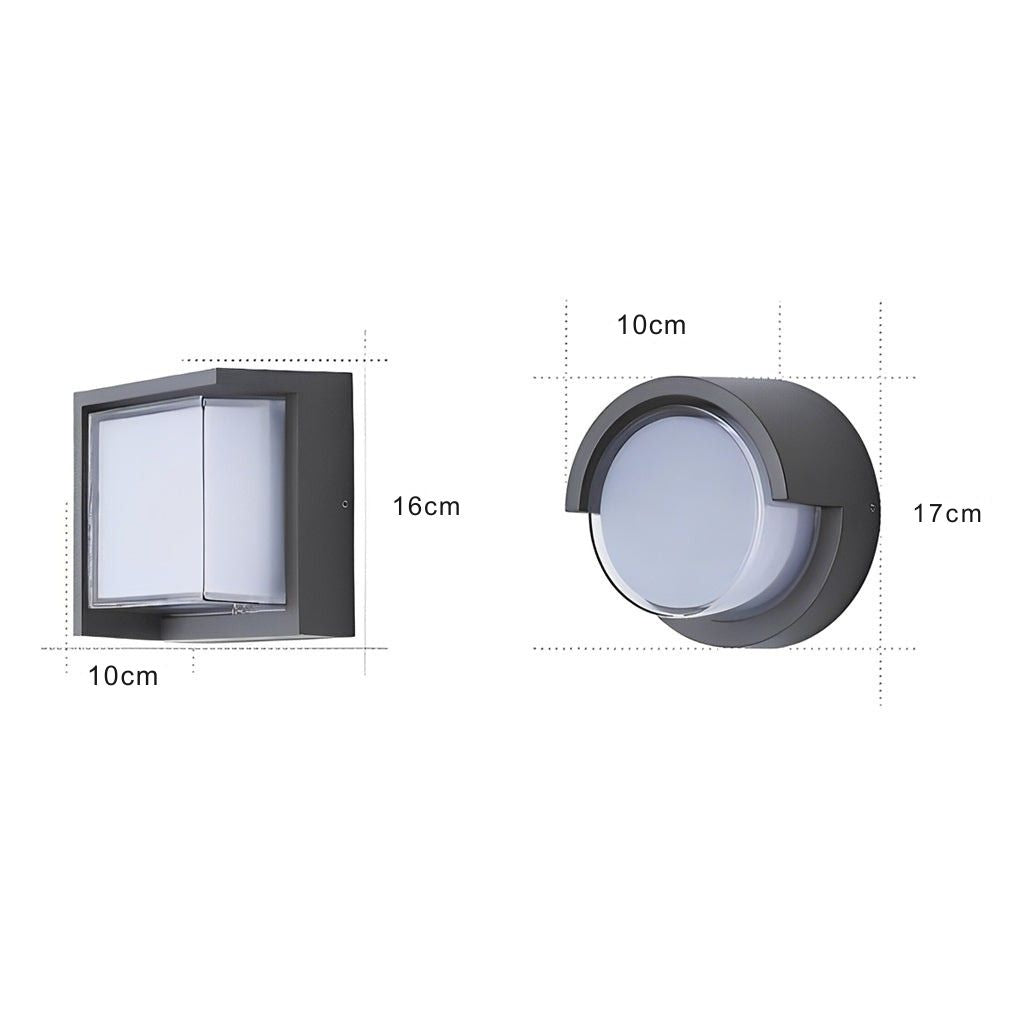 Preciou Modern Round Designs Outdoor Wall Lights