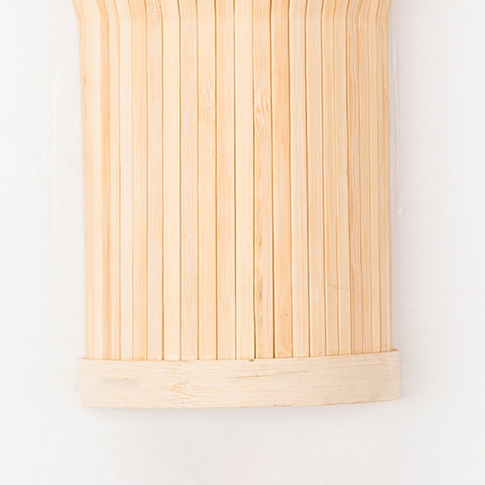 Muto Led Wall Mounted Bedside Lamp, Rattan/Acrylic, Bedroom - Neutral Decor