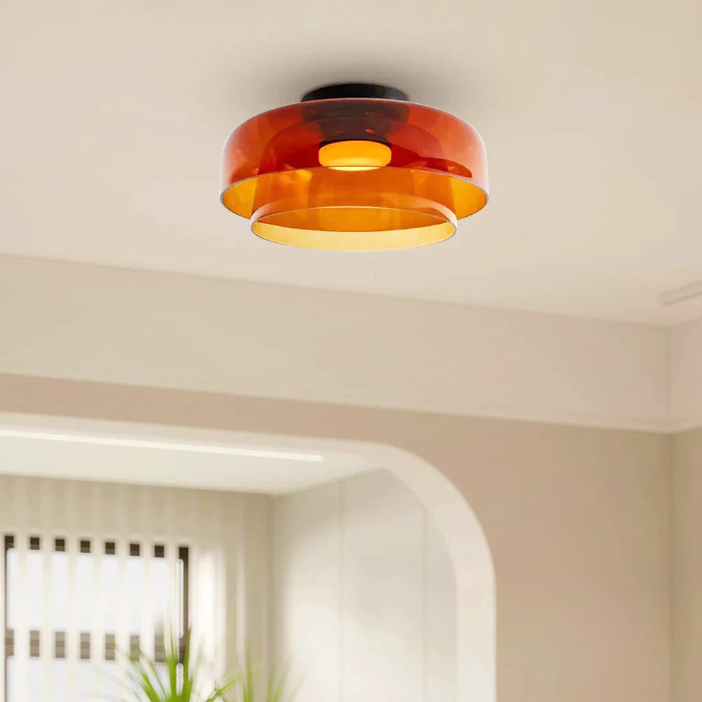 Aria Modern Simple Creative Glass Flush Mount Ceiling Light - Neutral Decor