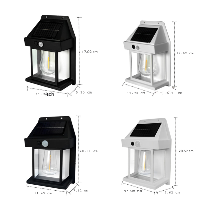 Bonie Tungsten Bulb Motion ABS Outdoor Wall Lanterns