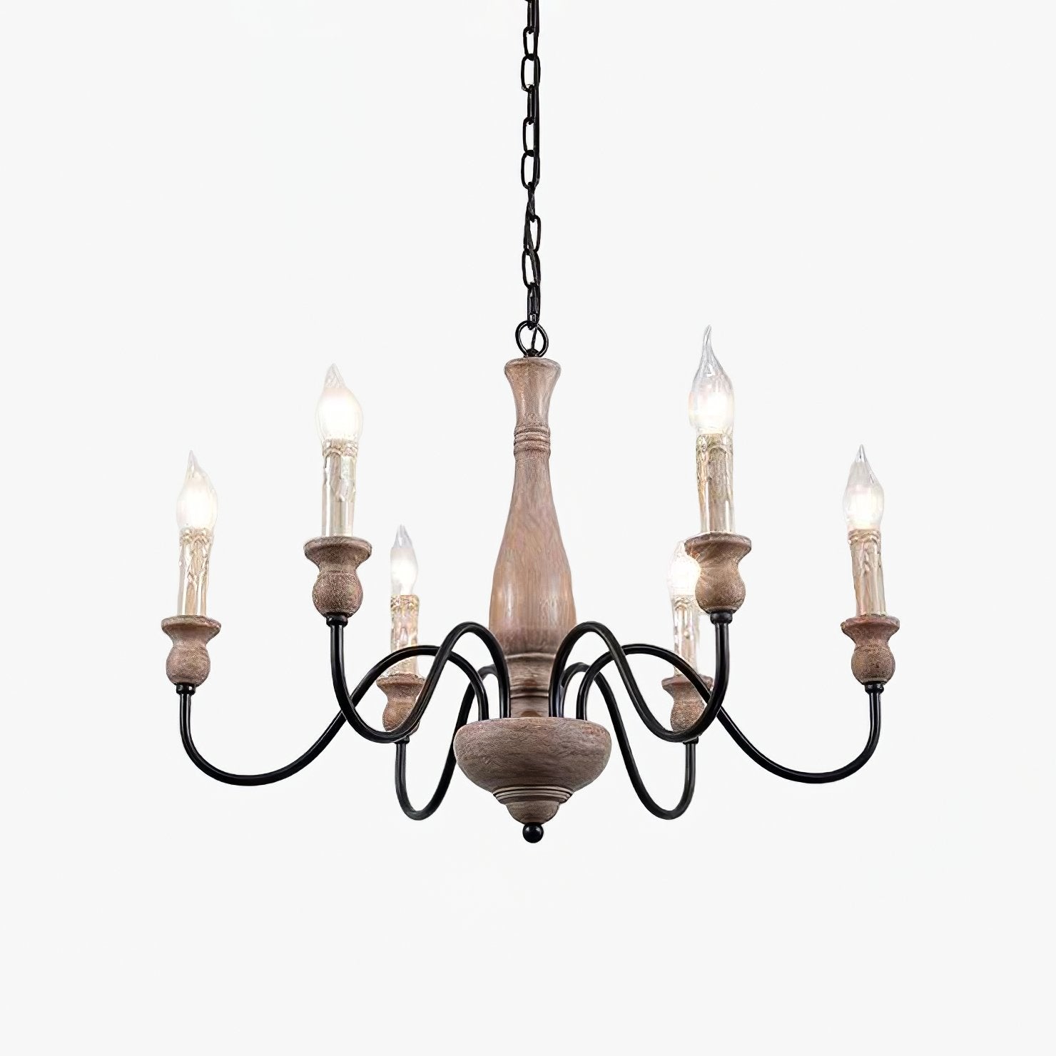 Aurora Chandelier Farmhouse Rustic-Neutral Decor