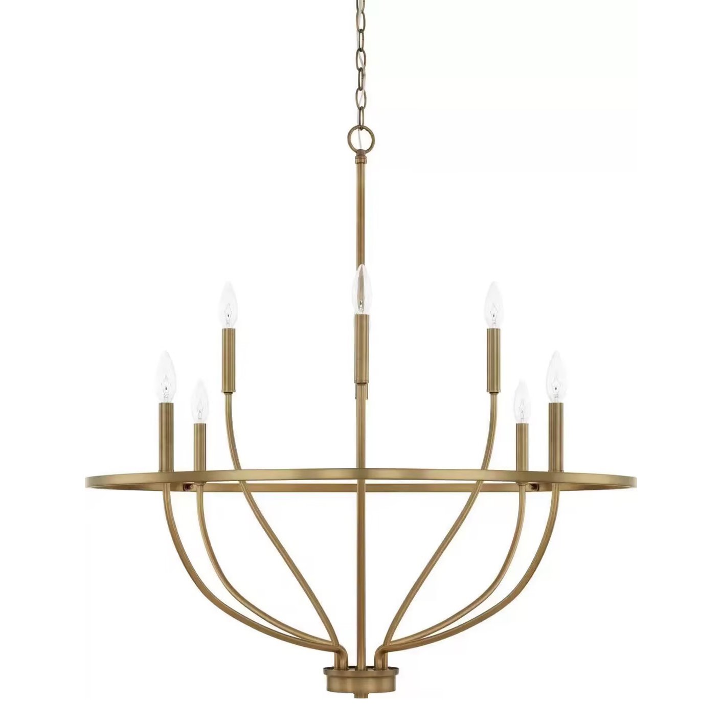 Cisoriel Classic Brass Chandelier-Neutral Decor