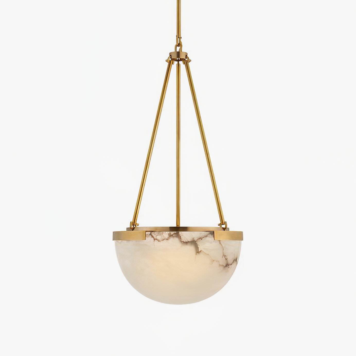 Dione Minimalist Alabaster Pendant Light-Neutral Decor