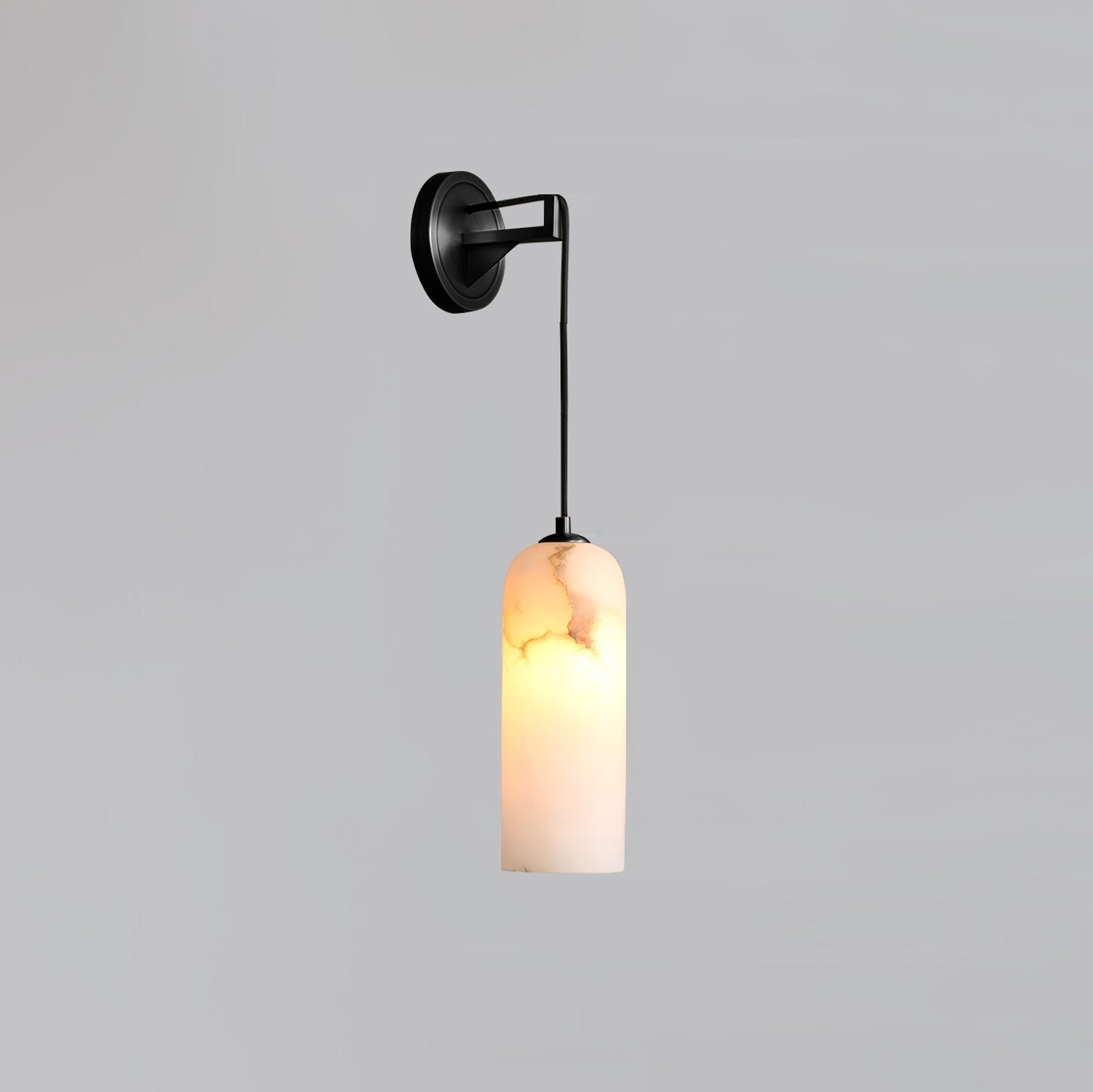 Haelion Pendant Alabaster Wall Light-Neutral Decor