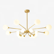 Wace Chandelier Globe Arm Modern-Neutral Decor