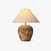Terrava Rustic Ceramics Table Lamp-Neutral Decor
