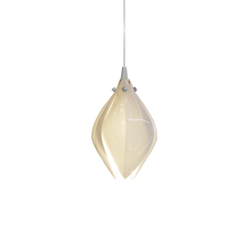 Lustra Pendant Lamp White Floral Ceramic-Neutral Decor