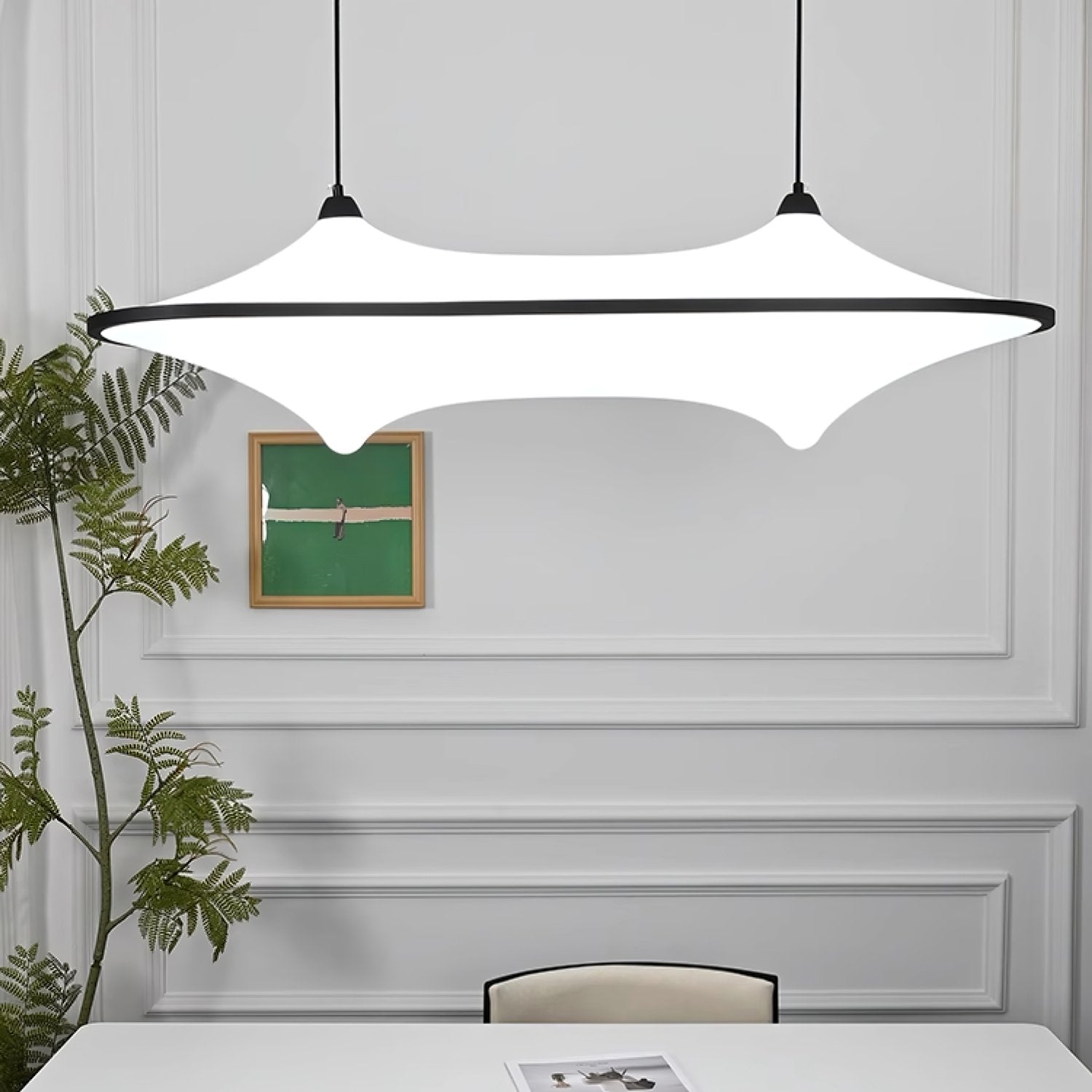 Nebulux Acrylic Pendant Light-Neutral Decor