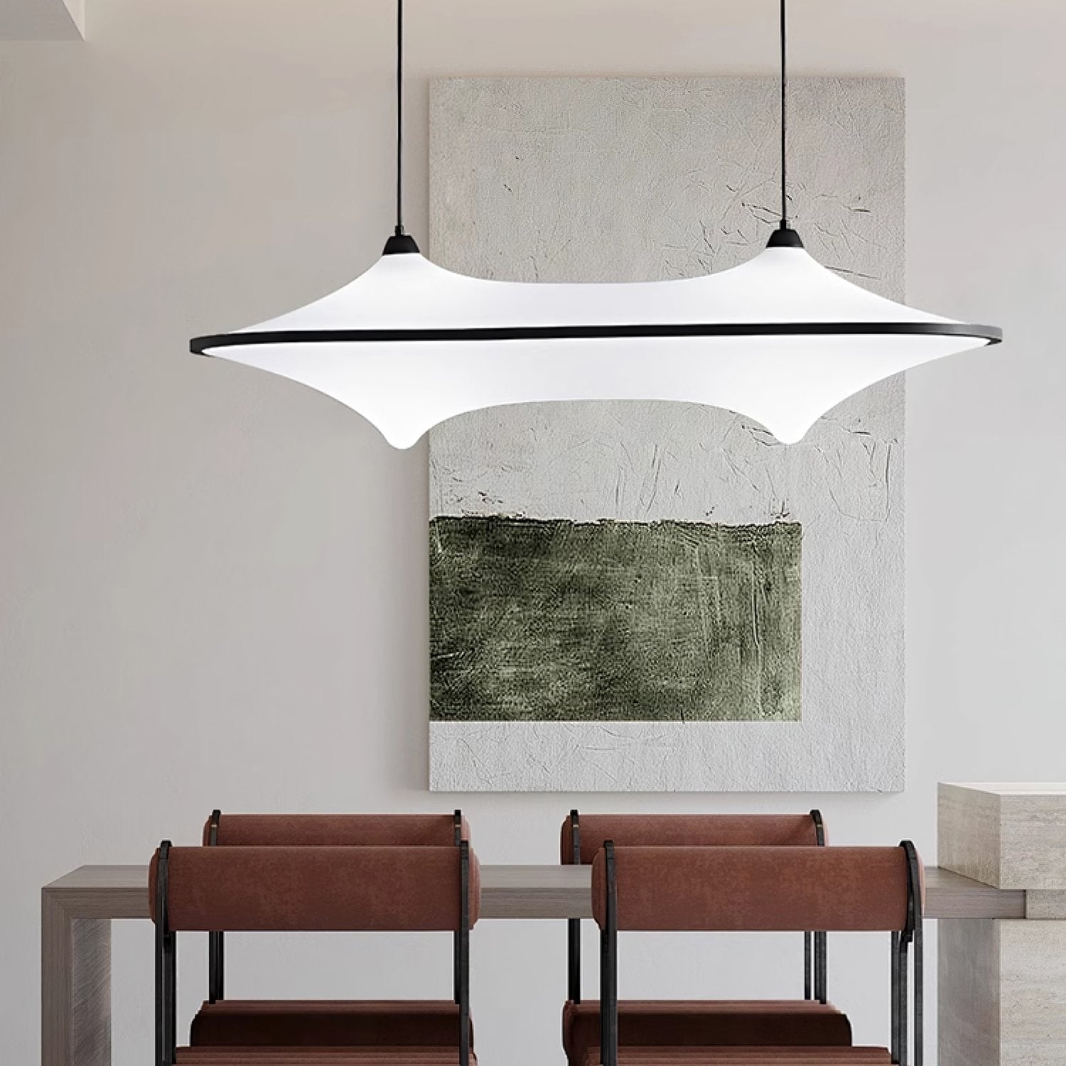 Nebulux Acrylic Pendant Light-Neutral Decor