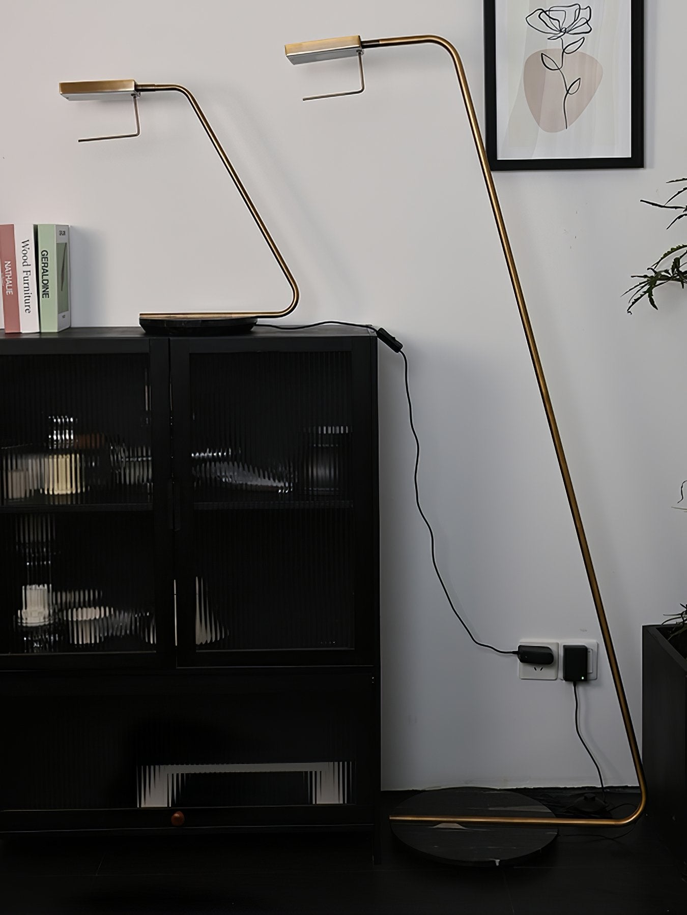 Zyra Minimalist Marble Floor Lamp-Neutral Decor