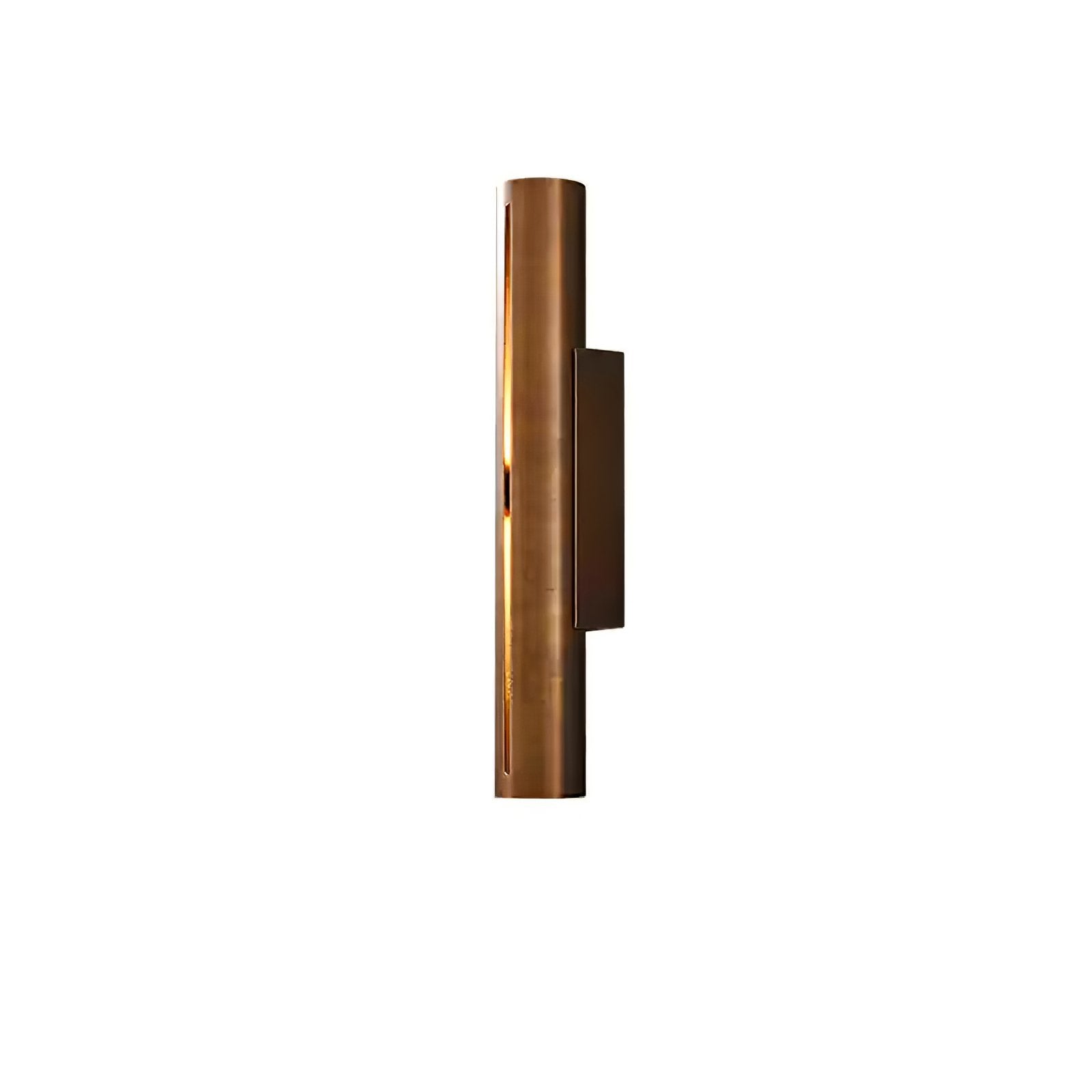 Avsilara Modern Minimalist Cylinder Brass Wall Light-Neutral Decor