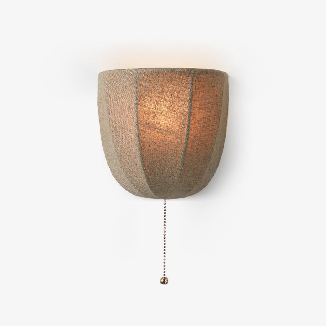 Griswold Natural Linen Fabric Sconce Wall lamp-Neutral Decor