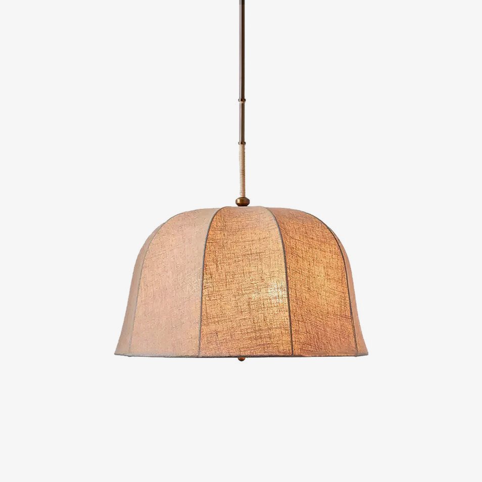 Fiora Vintage Fabric Pendant Lamp-Neutral Decor