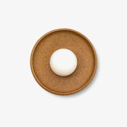 Civarir Modern Minimalist Round Glass Ceramic Wall Light-Neutral Decor