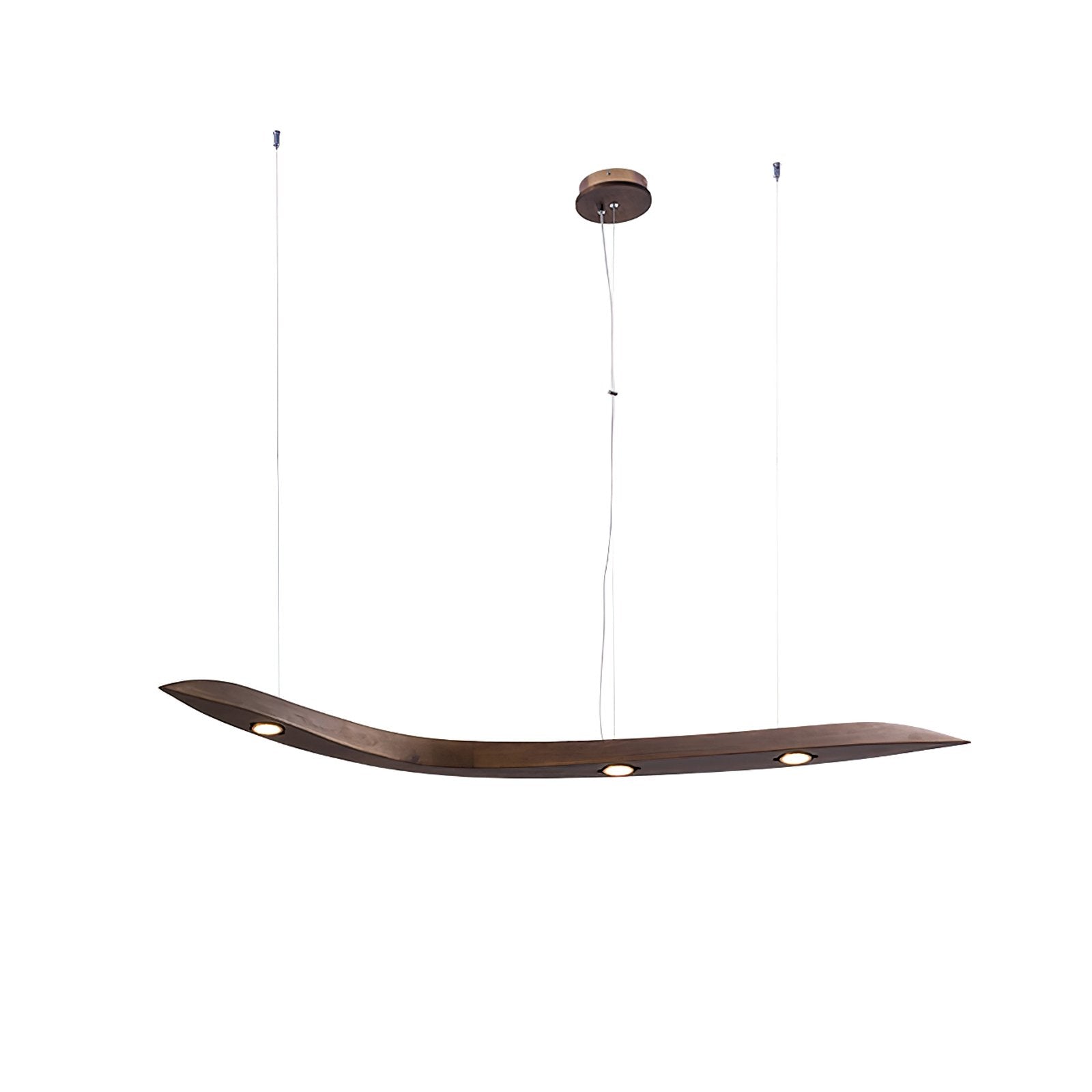Queral Flow Minimalist Wood Pendant Lamp-Neutral Decor