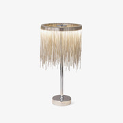 Cascade Cadena Tassel Table Lamp-Neutral Decor