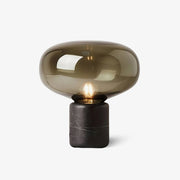 Rova Marble Industrial Table Lamp-Neutral Decor