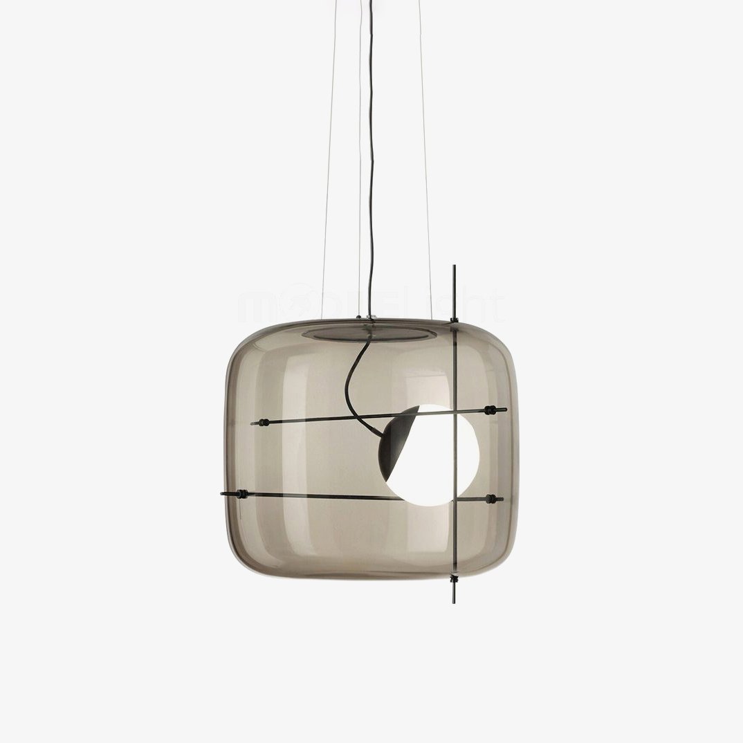 Ivex Glass Contemporary Pendant Light-Neutral Decor