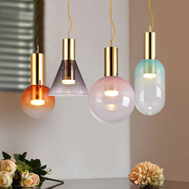 Aeris Minimalist Glass Pendant Lamp-Neutral Decor
