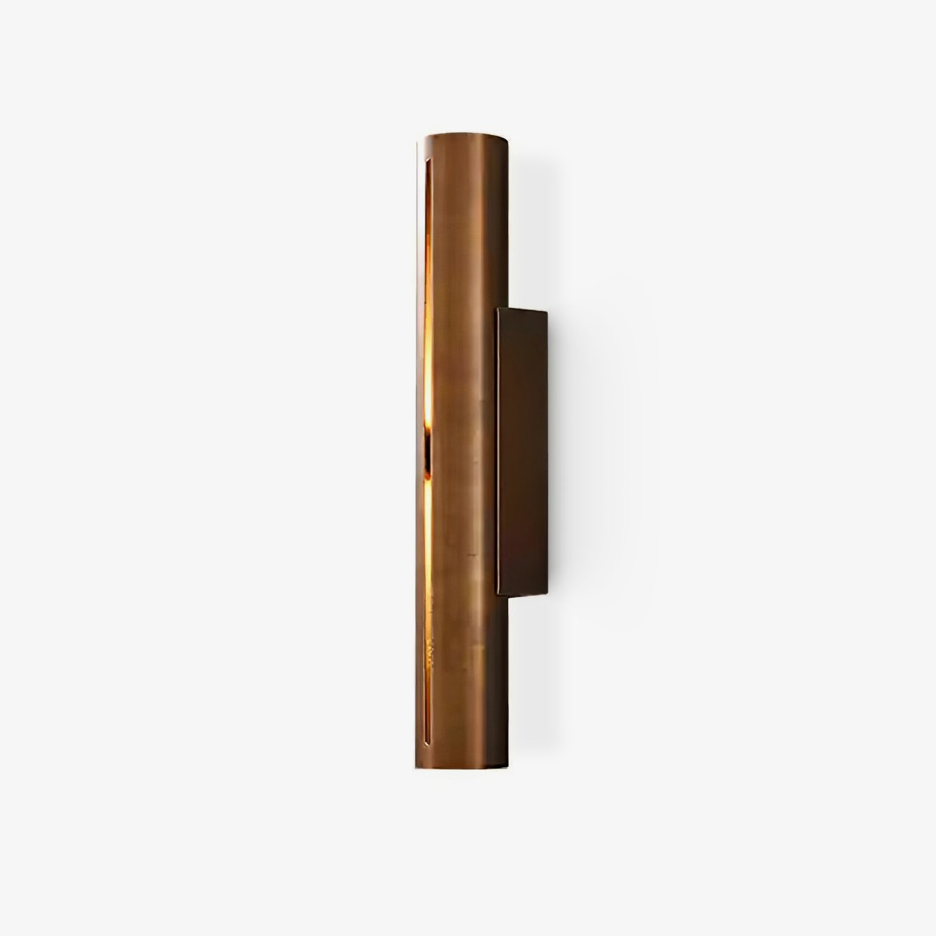 Avsilara Modern Minimalist Cylinder Brass Wall Light-Neutral Decor