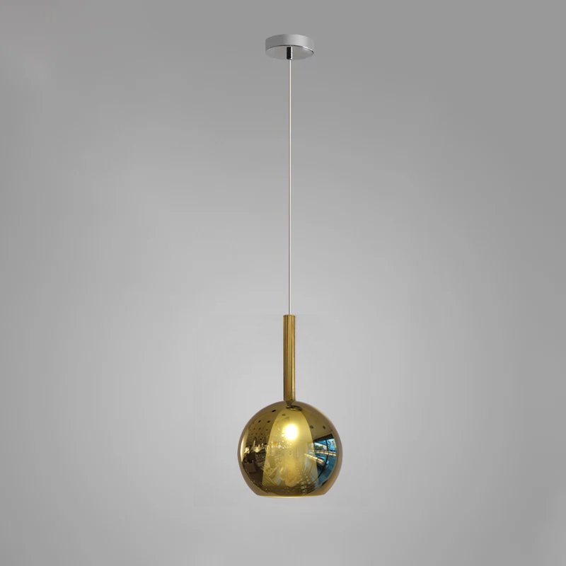 Lustra Pendant Lamp Smoked Glass Round-Neutral Decor
