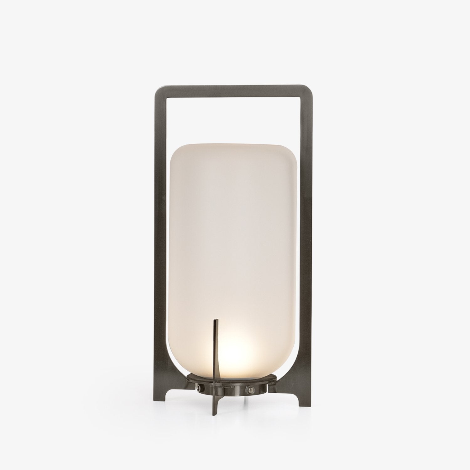 Isvyn Steel Plastic Minimalist Table Lamp-Neutral Decor